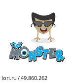 cartoon monster character theme vector art illustration. Стоковая иллюстрация, агентство Ingram Publishing / Фотобанк Лори