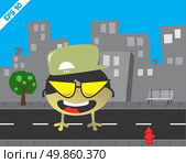 cartoon monster character theme vector art illustration. Стоковая иллюстрация, агентство Ingram Publishing / Фотобанк Лори