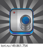 media interface camera vector graphic art illustration. Стоковая иллюстрация, агентство Ingram Publishing / Фотобанк Лори