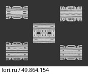 native american pattern vector graphic art illustration. Стоковая иллюстрация, агентство Ingram Publishing / Фотобанк Лори