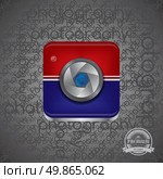 camera photo and video interface vector graphic art illustration. camera photo and video interface. Стоковая иллюстрация, агентство Ingram Publishing / Фотобанк Лори
