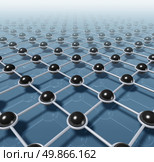 Network and networking technology and business of communication concept with black spheres connected by linked by a built structure of internet web pattern representing teamwork and social global data distribution. Стоковое фото, агентство Ingram Publishing / Фотобанк Лори