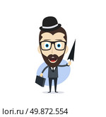 businessman cartoon character theme vector art illustration. businessman cartoon. Стоковая иллюстрация, агентство Ingram Publishing / Фотобанк Лори