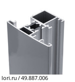 Aluminum profile accessory isolated on white background. Стоковое фото, агентство Ingram Publishing / Фотобанк Лори
