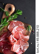 prosciutto. Стоковое фото, агентство Ingram Publishing / Фотобанк Лори