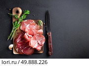 prosciutto. Стоковое фото, агентство Ingram Publishing / Фотобанк Лори