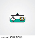 joystick video game console. joystick video game console theme vector art illustration. Стоковая иллюстрация, агентство Ingram Publishing / Фотобанк Лори
