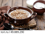 buckwheat porridge. Стоковое фото, агентство Ingram Publishing / Фотобанк Лори
