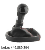 Car gear stick isolated on white background. Стоковое фото, агентство Ingram Publishing / Фотобанк Лори