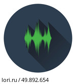 Music equalizer icon. Flat design. Vector illustration. Стоковая иллюстрация, агентство Ingram Publishing / Фотобанк Лори