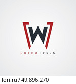 initial letter linked uppercase logo black red in white background. Стоковая иллюстрация, агентство Ingram Publishing / Фотобанк Лори