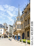 Luxembourg Grand Ducal Palace, Luxembourg city. Стоковое фото, агентство Ingram Publishing / Фотобанк Лори