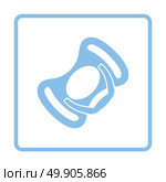 Baby soother icon. Blue frame design. Vector illustration. Стоковая иллюстрация, агентство Ingram Publishing / Фотобанк Лори