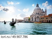 Old cathedral of Santa Maria della Salute in Venice, Italy. Стоковое фото, агентство Ingram Publishing / Фотобанк Лори