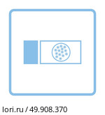 Bacterium glass icon. Blue frame design. Vector illustration. Стоковая иллюстрация, агентство Ingram Publishing / Фотобанк Лори