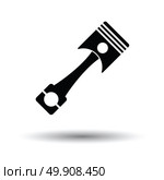 Car motor piston icon. White background with shadow design. Vector illustration. Стоковая иллюстрация, агентство Ingram Publishing / Фотобанк Лори