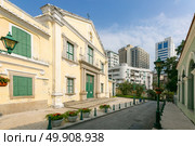 st. augustine Church Macau, Macao, China. Стоковое фото, агентство Ingram Publishing / Фотобанк Лори