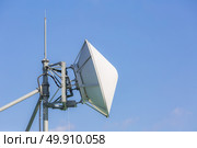 Big telecommunication satellite and radio transmitter. Стоковое фото, агентство Ingram Publishing / Фотобанк Лори