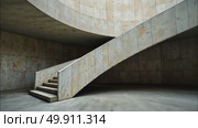 AI Generative Retrofuturism interior of the building, free space bright spacious corridor. Стоковое AI-видео, аниматор Spirit River / Фотобанк Лори