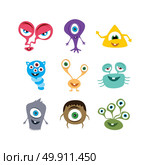 cute adorable scary monster cartoon fictional character. cute adorable scary monster cartoon fictional character vector art. Стоковая иллюстрация, агентство Ingram Publishing / Фотобанк Лори