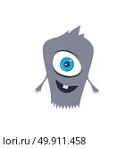 cute adorable scary monster cartoon fictional character. cute adorable scary monster cartoon fictional character vector art. Стоковая иллюстрация, агентство Ingram Publishing / Фотобанк Лори