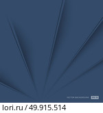 Abstract diagonal paper cut with shade dark blue background, Vector Illustration . Стоковая иллюстрация, агентство Ingram Publishing / Фотобанк Лори