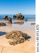 Beach of Praia da Rocha, in the Algarve, Portugal. Стоковое фото, агентство Ingram Publishing / Фотобанк Лори