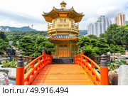 Chi Lin Nunnery in Hong Kong. Стоковое фото, агентство Ingram Publishing / Фотобанк Лори