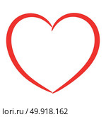 Red heart drawn with a brush.. The red heart drawn with a brush. Стоковая иллюстрация, агентство Ingram Publishing / Фотобанк Лори