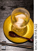 Japanese Cream cheese tofu Groumet starter. Стоковое фото, агентство Ingram Publishing / Фотобанк Лори