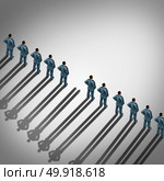 Invisible employee and anonymous inactive worker as a business employment or layoff concept in a 3D illustration style. Стоковое фото, агентство Ingram Publishing / Фотобанк Лори