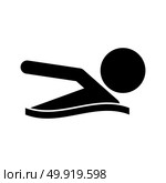 A man swims icon . Стоковая иллюстрация, агентство Ingram Publishing / Фотобанк Лори