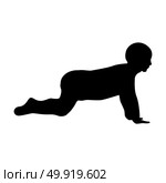 Crawling baby icon . Стоковая иллюстрация, агентство Ingram Publishing / Фотобанк Лори