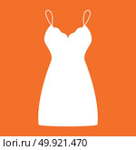 Sundress , combination or nightie white color icon .. Sundress , combination or nightie it is white color icon . Стоковая иллюстрация, агентство Ingram Publishing / Фотобанк Лори