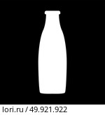 Bottle it is white icon .. Bottle it is white icon . Flat style . Стоковая иллюстрация, агентство Ingram Publishing / Фотобанк Лори