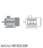 Electric motor icon . Стоковая иллюстрация, агентство Ingram Publishing / Фотобанк Лори