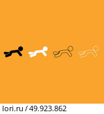 Crawling baby icon . Стоковая иллюстрация, агентство Ingram Publishing / Фотобанк Лори