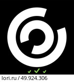 Load it is white icon .. Load it is white icon . Flat style. Стоковая иллюстрация, агентство Ingram Publishing / Фотобанк Лори