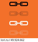 Chain link  set  icon . Стоковая иллюстрация, агентство Ingram Publishing / Фотобанк Лори