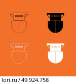 Seagoing cargo ship icon . Стоковая иллюстрация, агентство Ingram Publishing / Фотобанк Лори