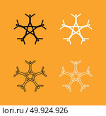 Teamwork set black and white icon . Стоковая иллюстрация, агентство Ingram Publishing / Фотобанк Лори