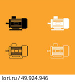 Electric motor icon . Стоковая иллюстрация, агентство Ingram Publishing / Фотобанк Лори
