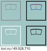 Black grey label or tag or tally or name plate.. Black grey label or tag or tally or name plate it is set icons. Стоковая иллюстрация, агентство Ingram Publishing / Фотобанк Лори