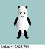 The panda is on its hind legs.. The panda is on its hind legs set. Стоковая иллюстрация, агентство Ingram Publishing / Фотобанк Лори