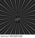 personal vaporizer e-cigarette e-juice liquid retro sunburst. personal vaporizer e-cigarette e-juice liquid retro sunburst vector art. Стоковая иллюстрация, агентство Ingram Publishing / Фотобанк Лори