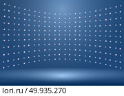 Luxury blue studio room background with Spotlights well use as Business backdrop, Template mock up for display of product, Vector illustration. Luxury blue studio room background with Spotlights well use as B. Стоковая иллюстрация, агентство Ingram Publishing / Фотобанк Лори