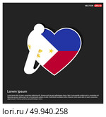 Phillipines flags design vector. Стоковая иллюстрация, агентство Ingram Publishing / Фотобанк Лори