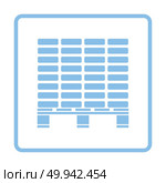 Icon of construction pallet . Blue frame design. Vector illustration. Стоковое фото, агентство Ingram Publishing / Фотобанк Лори