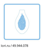 Icon of Papaya. Blue frame design. Vector illustration. Стоковое фото, агентство Ingram Publishing / Фотобанк Лори