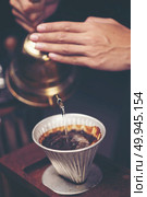 Drip Brew Coffee Caffeine Filter Flavor Mug Cup Concept. Стоковое фото, агентство Ingram Publishing / Фотобанк Лори